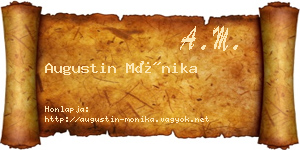 Augustin Mónika névjegykártya